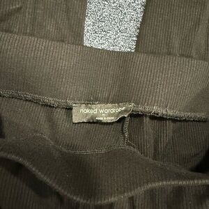 Naked Wardrobe Charcoal Ribbed Top